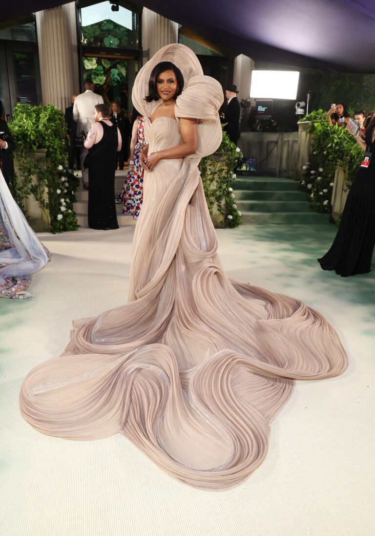 Mindy Kaling Had The Most Unique Take On The Met Gala Dress Code Fashnfly