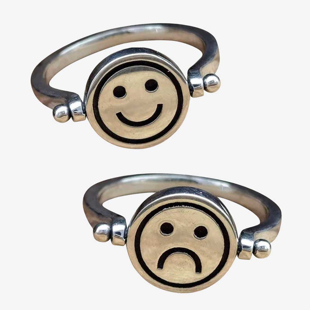 2 Moods Reversible Anxiety Thumb Ring