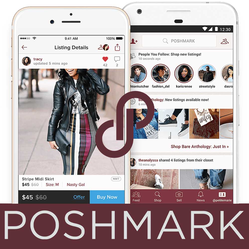 POSHMARK Affordable Thrift Clothing Store Online