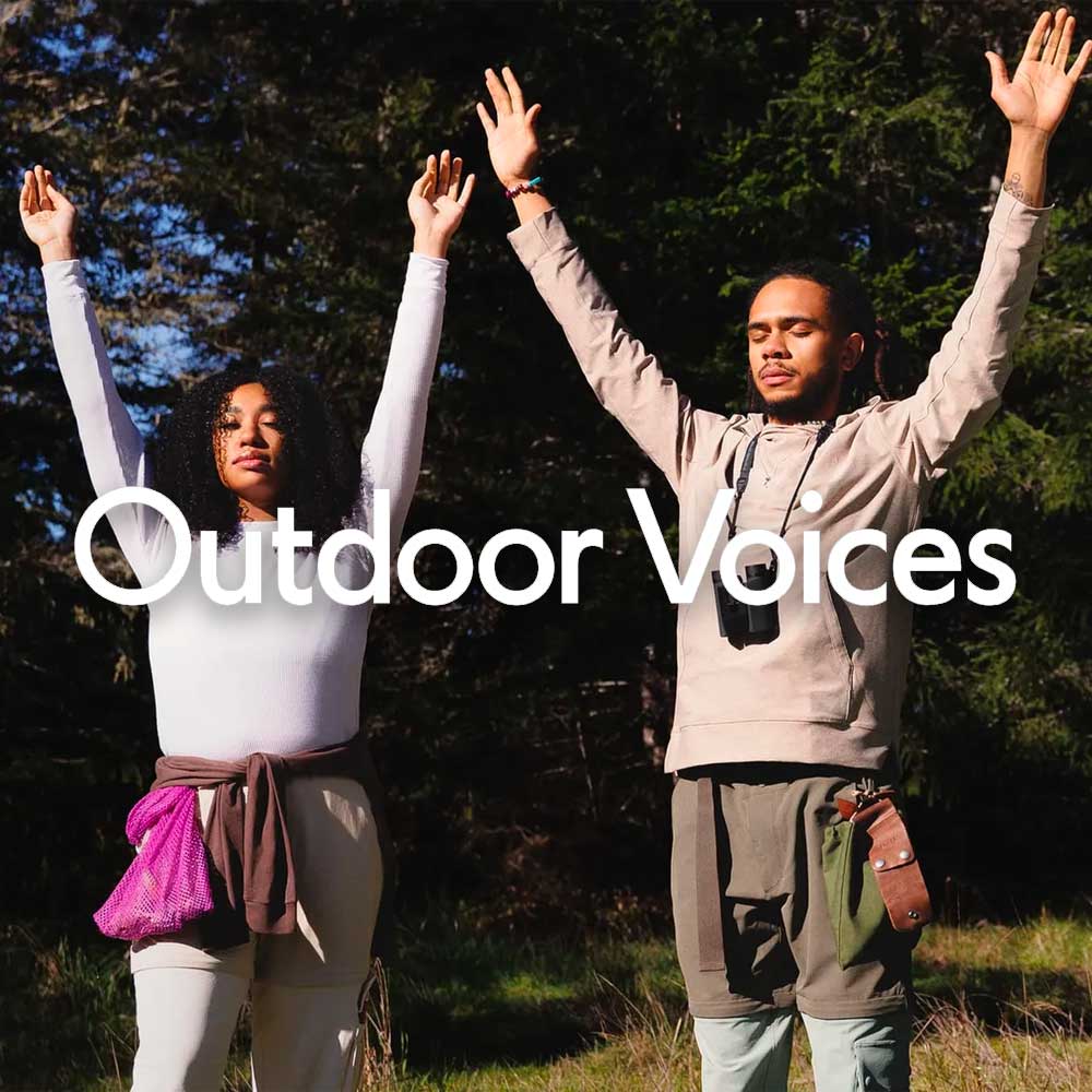 OUTDOOR VOICES Technical Clothing Store For Recreation