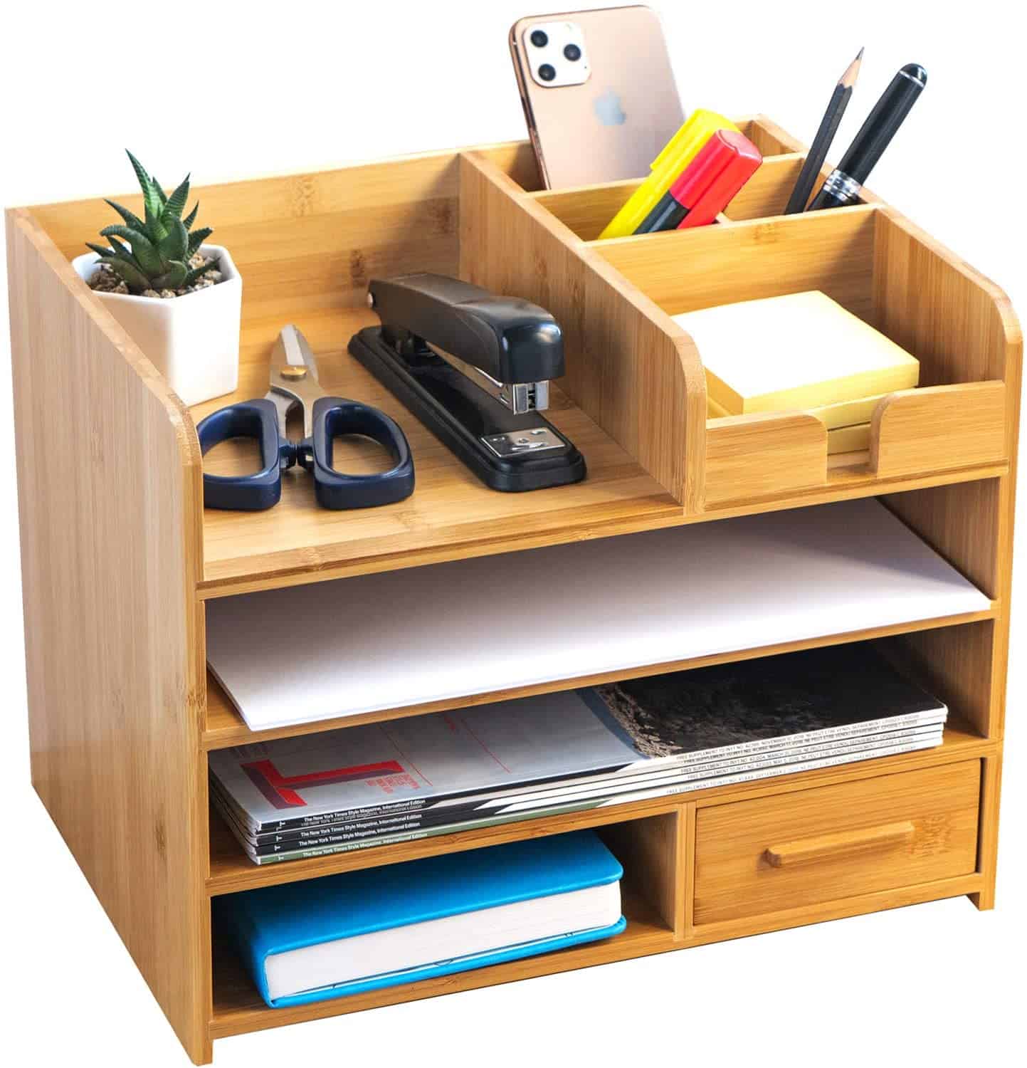 Bamboo Desk Organiser, Gift Ideas for your Boss