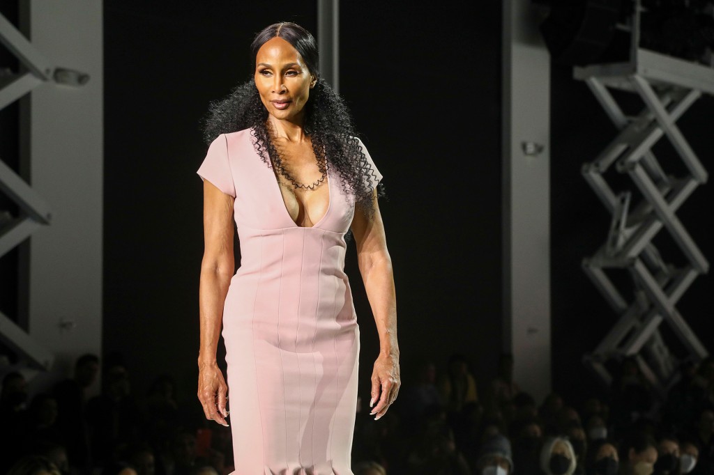 “After I took that walking lesson, I was fine," Johnson said of her runway return.