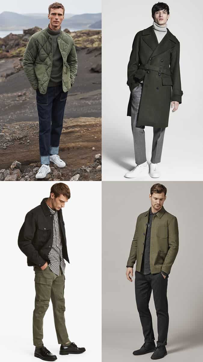 how to wear green for men