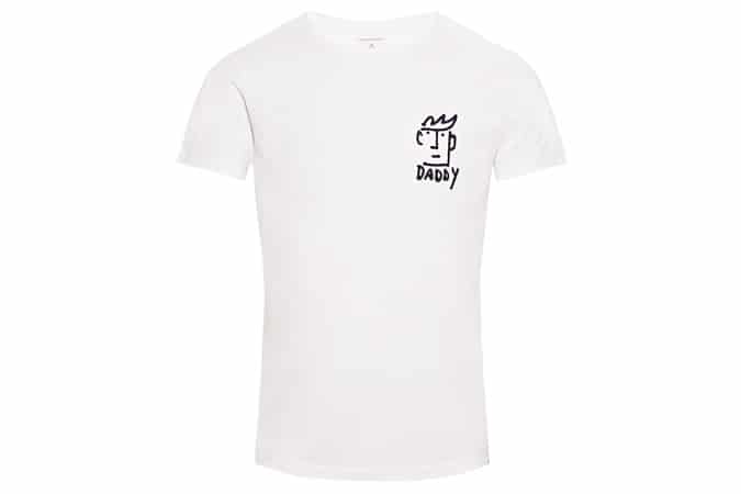 Daddy Drawing Cotton Classic-Fit T-Shirt