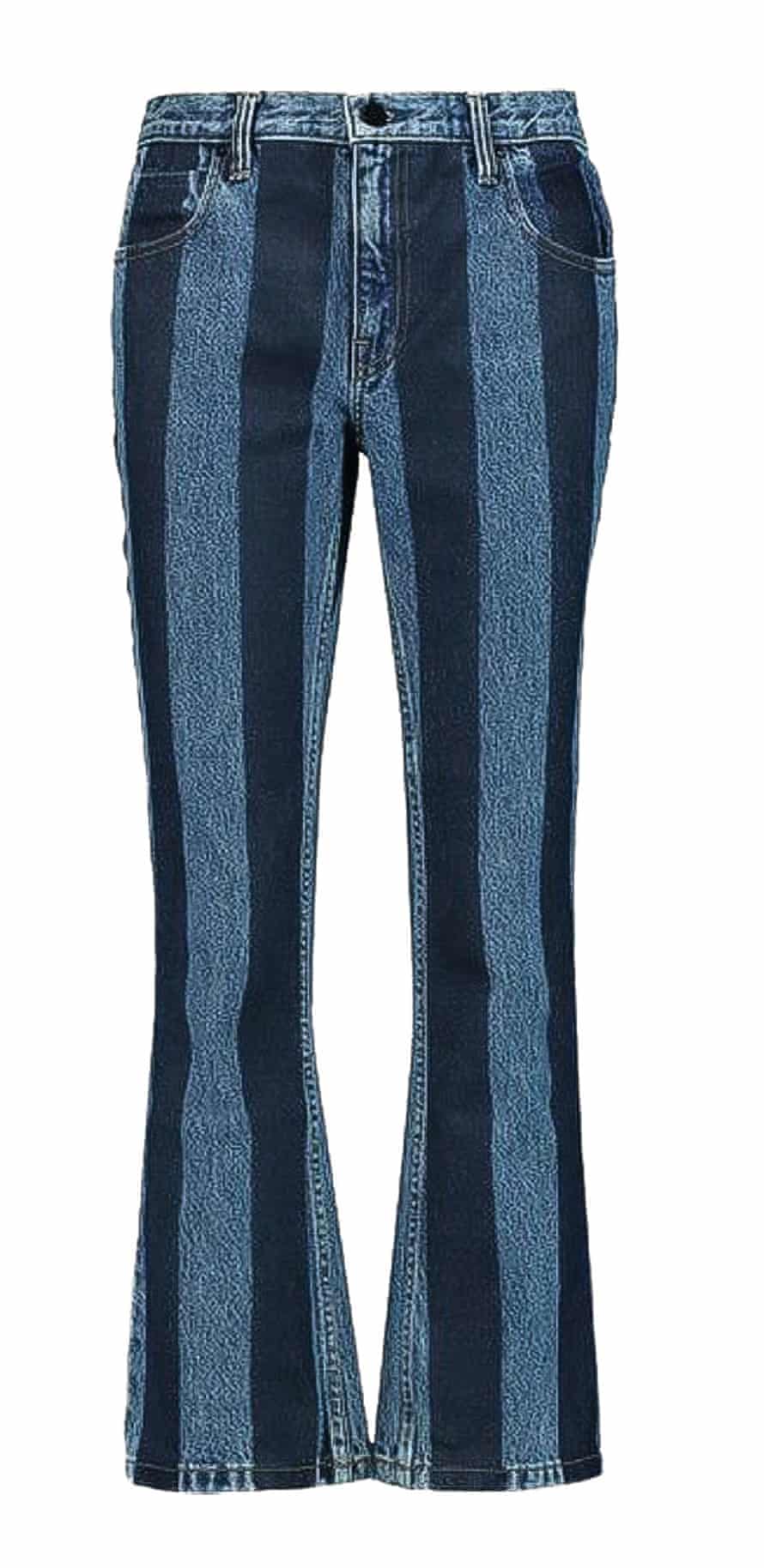Striped jeans