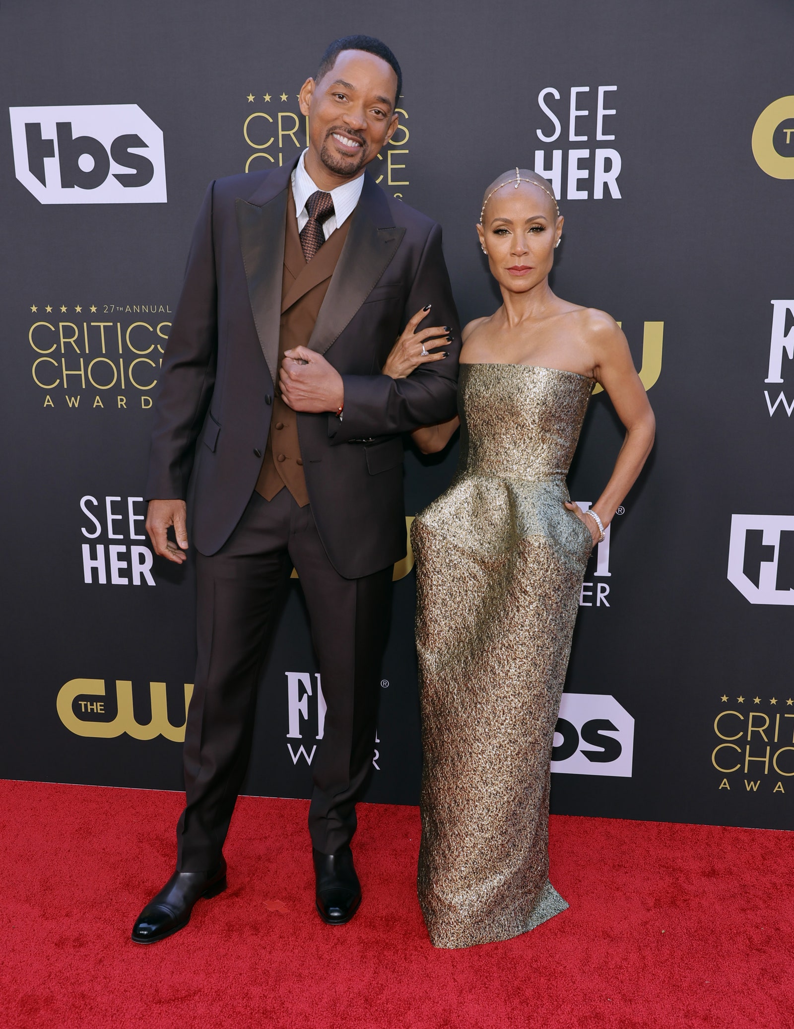 Will smith Jada Pinkett Smith red carpet