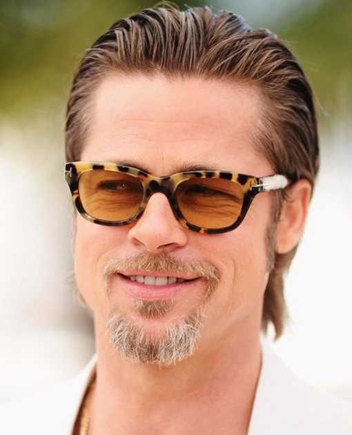 Brad Pitt Long Slicked Back Hair for 2016