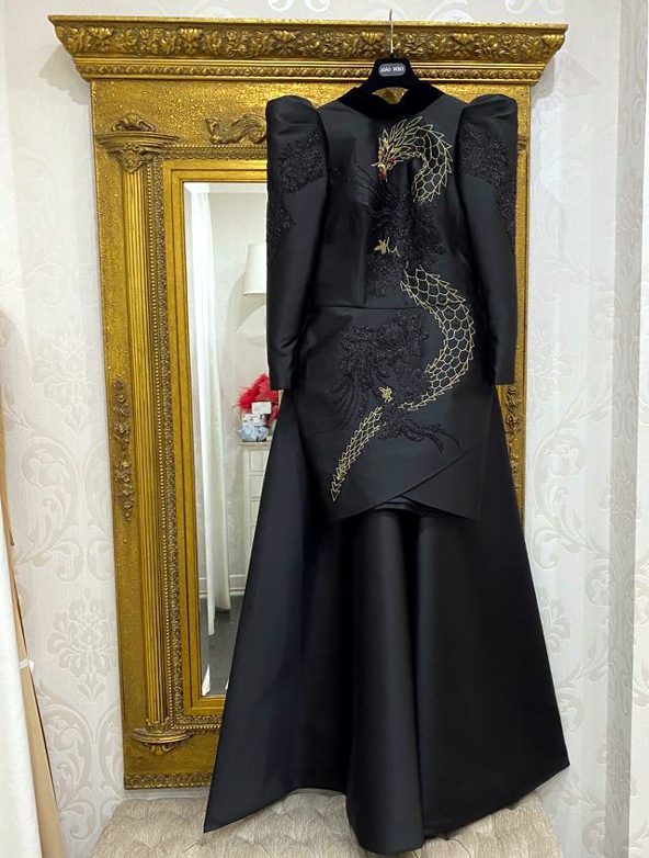 loong haute couture gown by joao rolo for janet morais