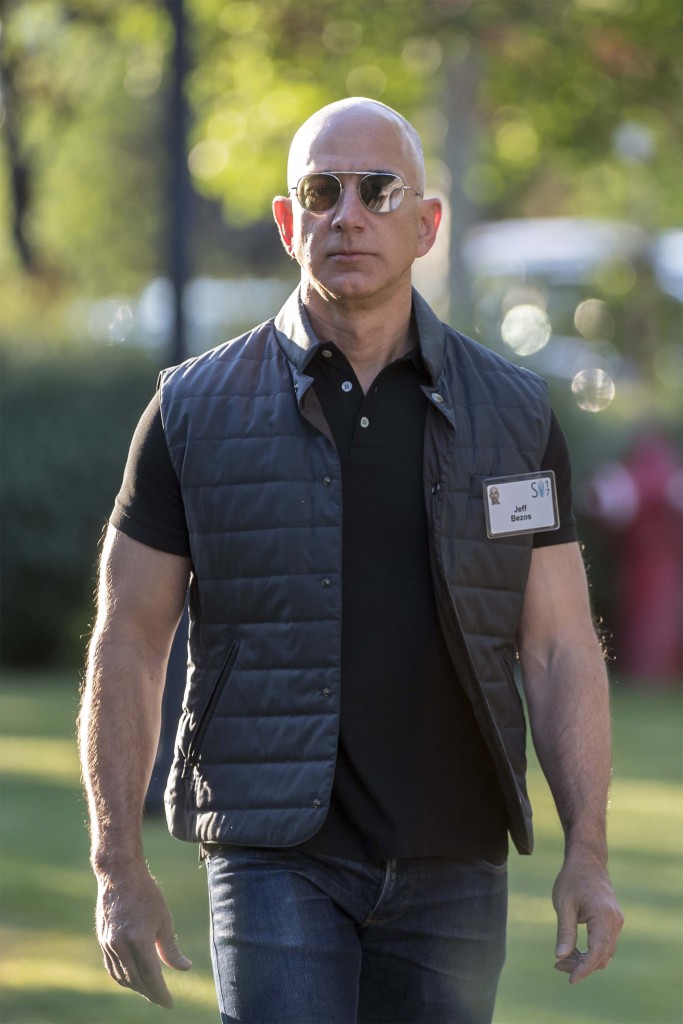 Jeff Bezos was an early wearer of the vest wardrobe staple worn among tech bros in Silicon Valley and beyond. 