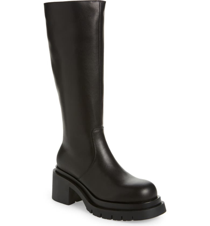 Jeffrey Campbell Bestride Knee High Leather Boot