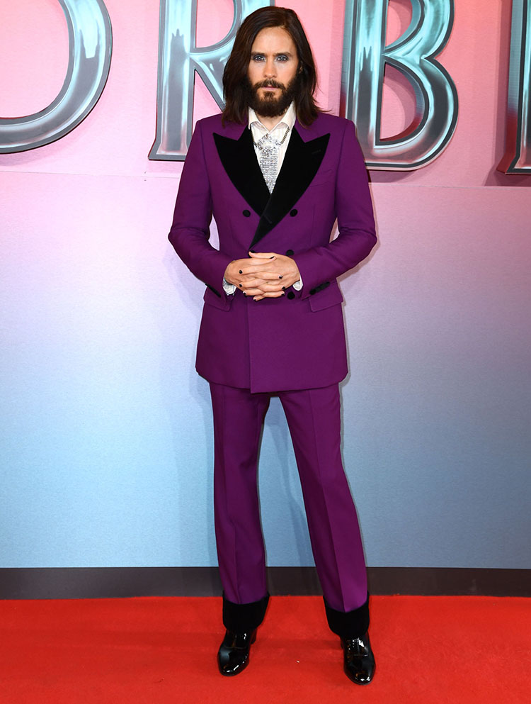Jared Leto Wore Gucci To The 'Morbius' London Premiere