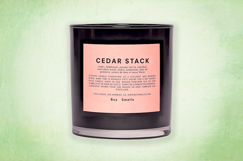 Boy Smells Cedar Stack scented candle, $32 (8.5 oz) at StandardDose.com