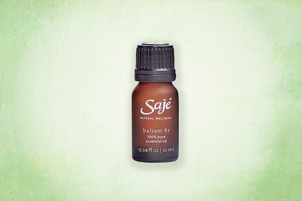 Balsam Fir essential oil, $20 (10 ml) at Saje.com