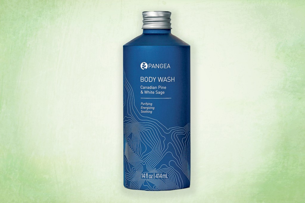 Canadian Pine & White Sage body wash, $28 at PangeaOrganics.com