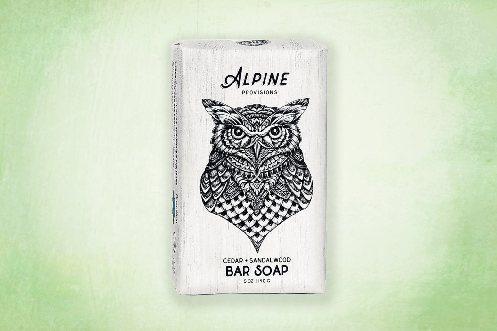 Cedar + Sandalwood bar soap, $12 at AlpineProvisionsCo.com