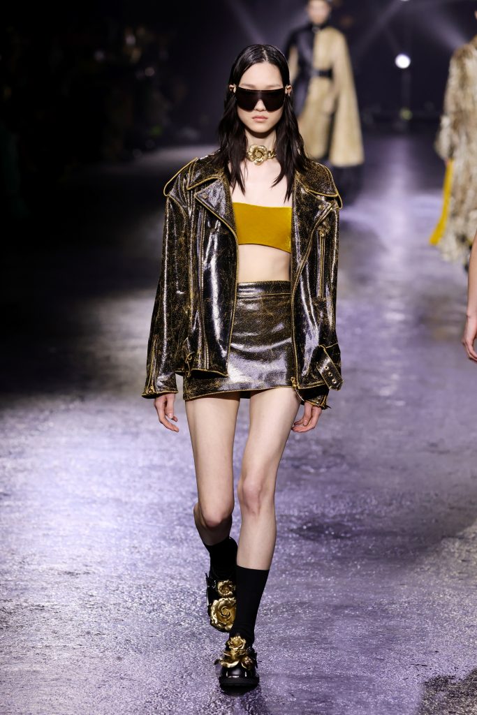 Top Trends from Fashion Weeks Roberto Cavalli Mini Skirt
