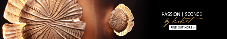 gold nature inspired wall sconce - passion sconce by koket