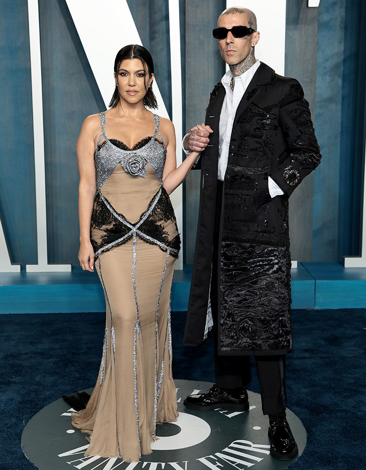Kourtney Kardashian Dolce & Gabbana @ The 2022 Vanity Fair Oscar Party