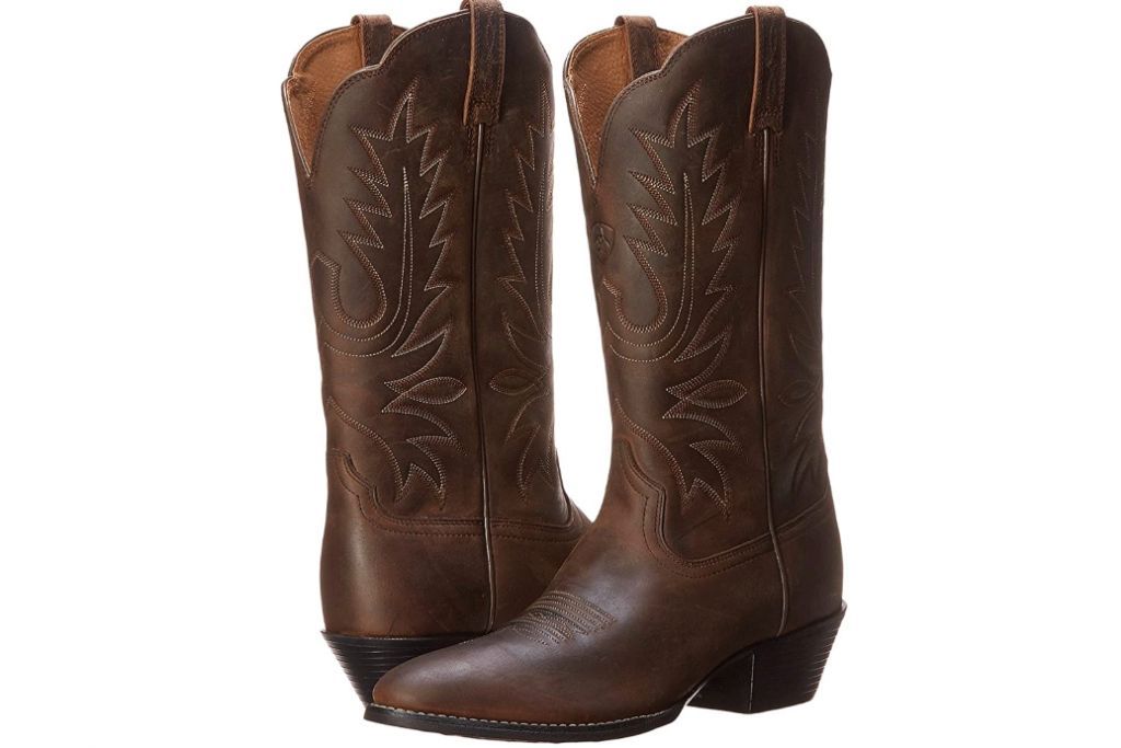 brown western boots