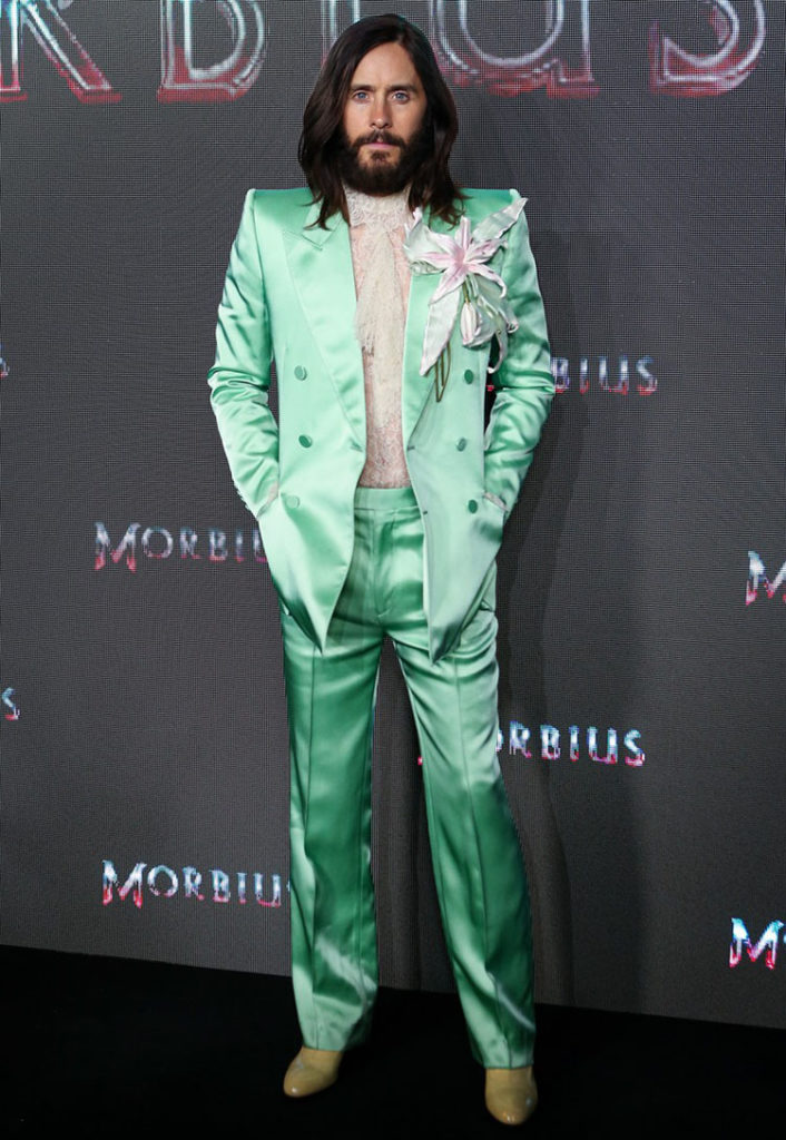 Jared Leto Wore Gucci To The 'Morbius' Madrid Premiere