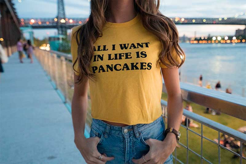 High Quality Printed Funny Sayings Women's T-Shirts