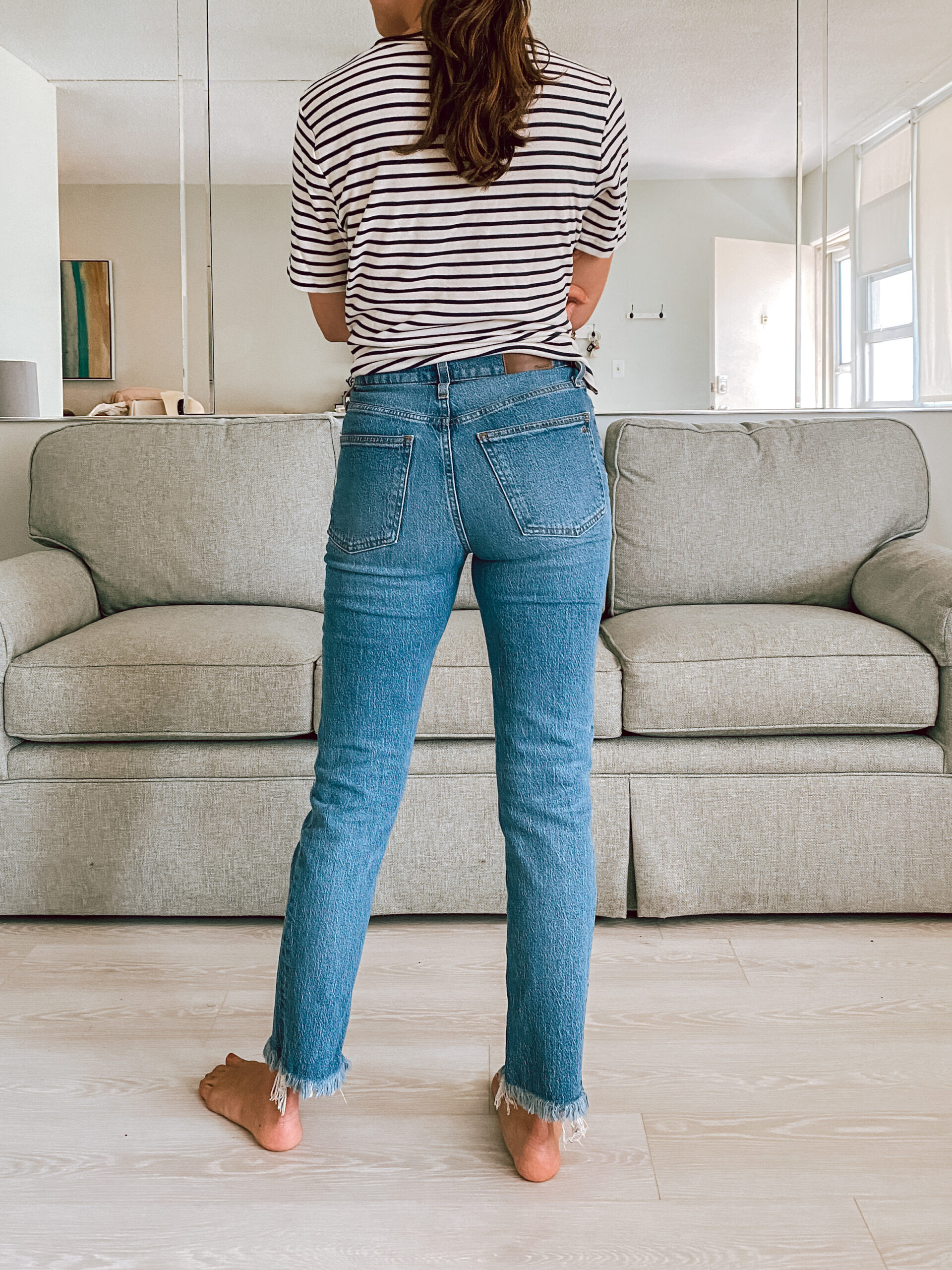 My Madewell Sale Try-On - Perfect Vintage Jeans in Ainsworth Wash