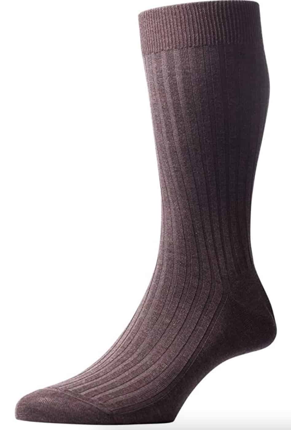 Panterella Danvers Rib Cotton Dress Socks