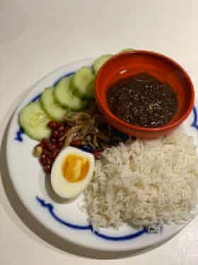 One-pan meal: Norman Musa’s nasi lemak.