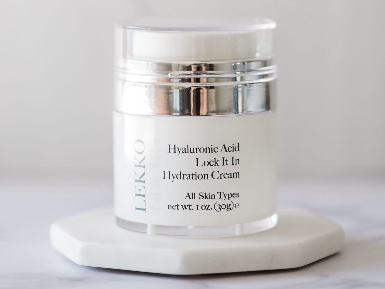 Hyaluronic Acid Hydration Cream lekko aesthetics anti-aging vegan luxury skincare
