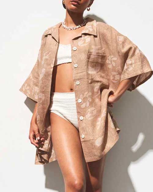 Maurie And Eve Setting Sun Oversized Shirt