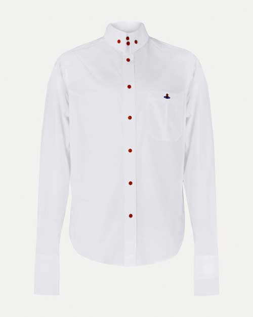 Vivienne Westwood Stripped Krall White Shirt
