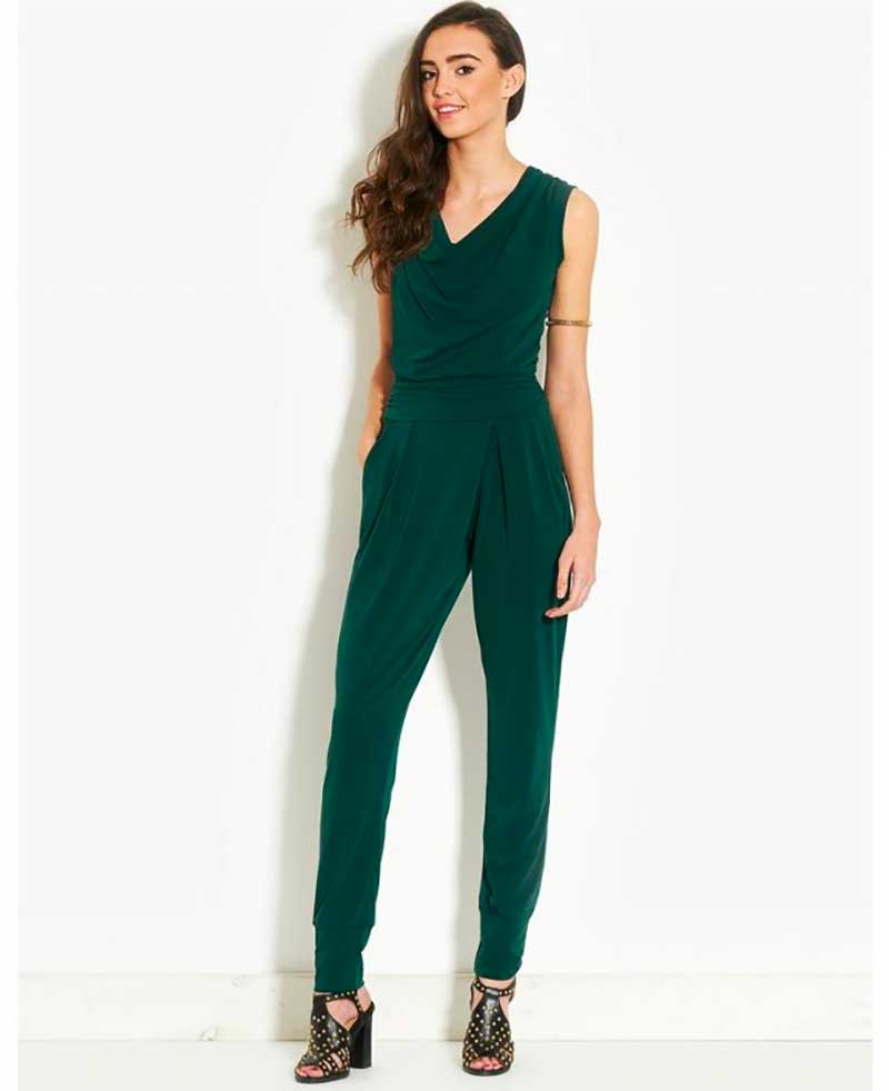 Wal G Draped Jumpsuit