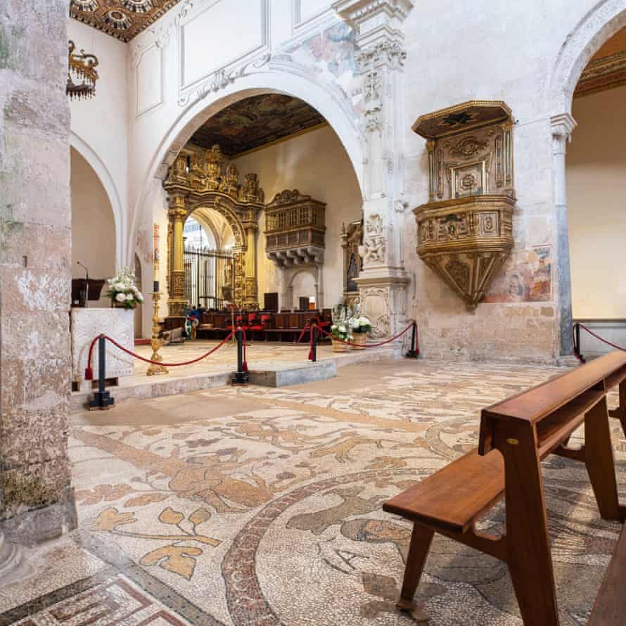 Otranto cathedral, with its mosaic floor.