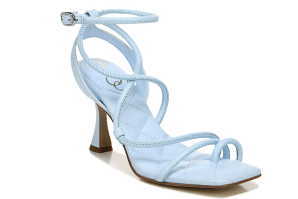 Nordstrom, blue heels, Mariah Carrey Sam Edelman Maven Strappy Sandals