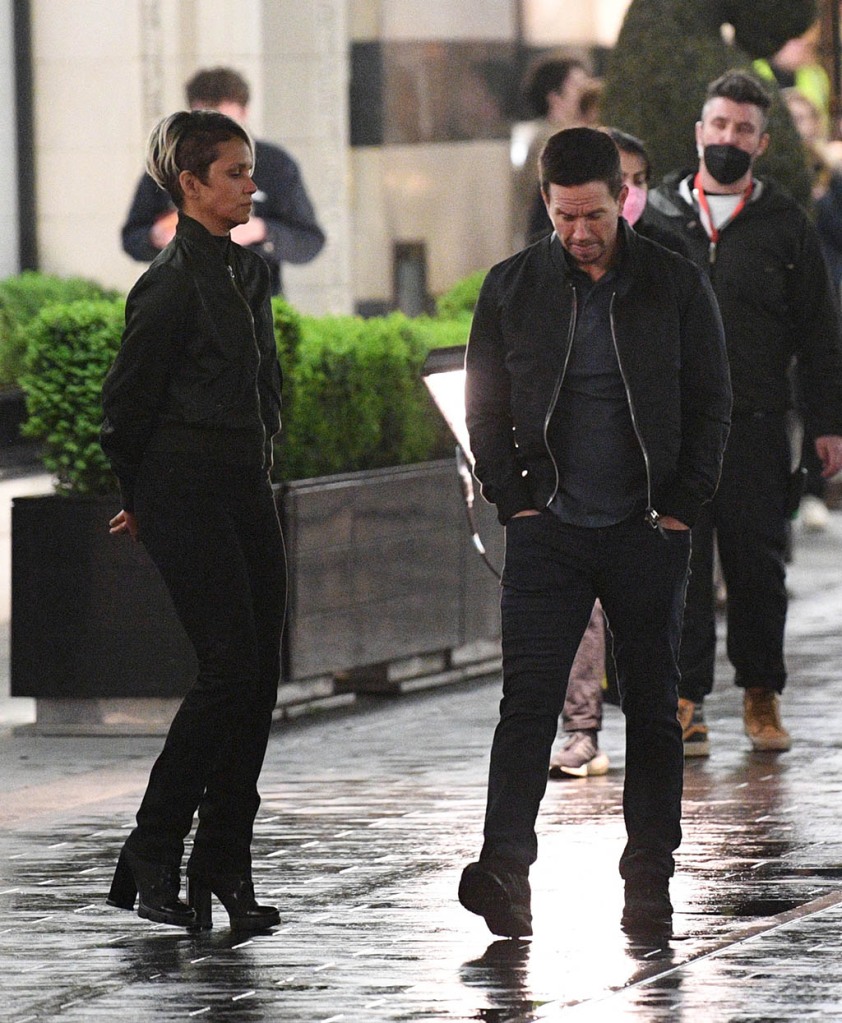 Halle Berry, Lug Sole Boots, Mark Wahlberg