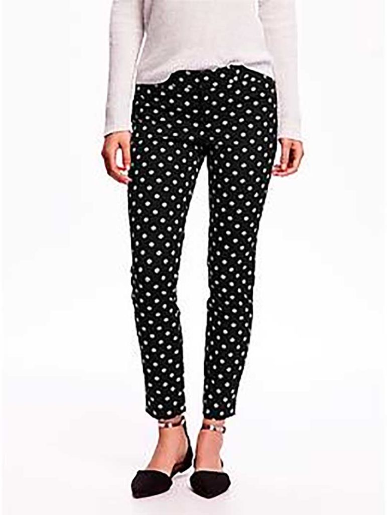 The Pixie Mid-Rise Ankle Pants in Daisy Print