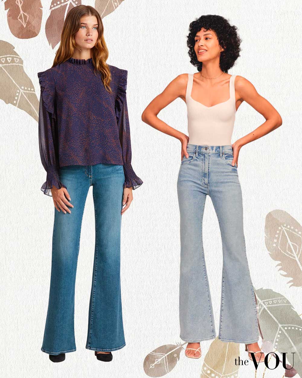 Flared Jeans in Boho Styles
