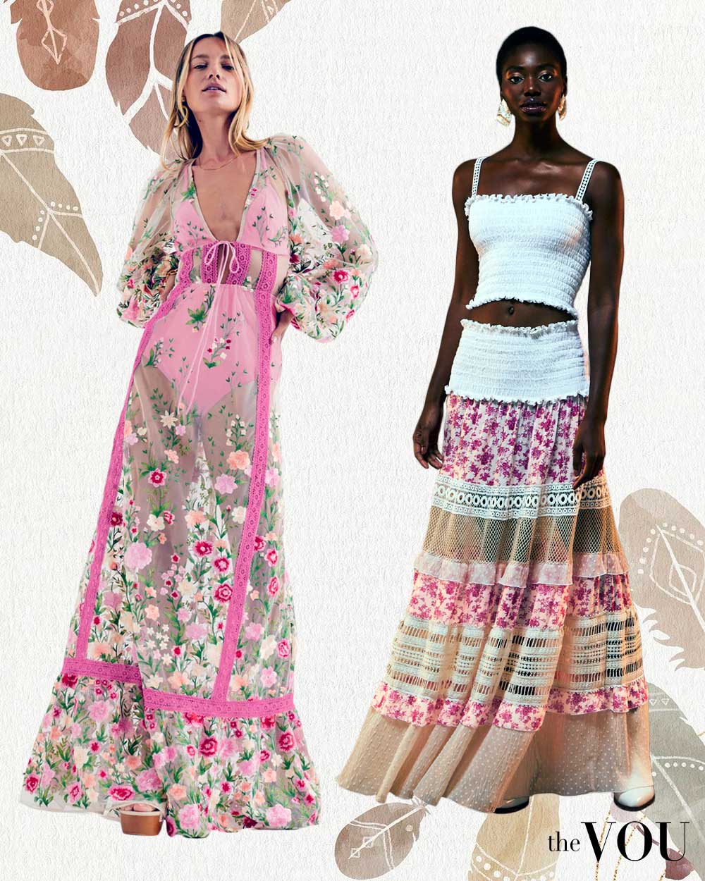 Boho Style Sashay Skirts & Maxi Dresses