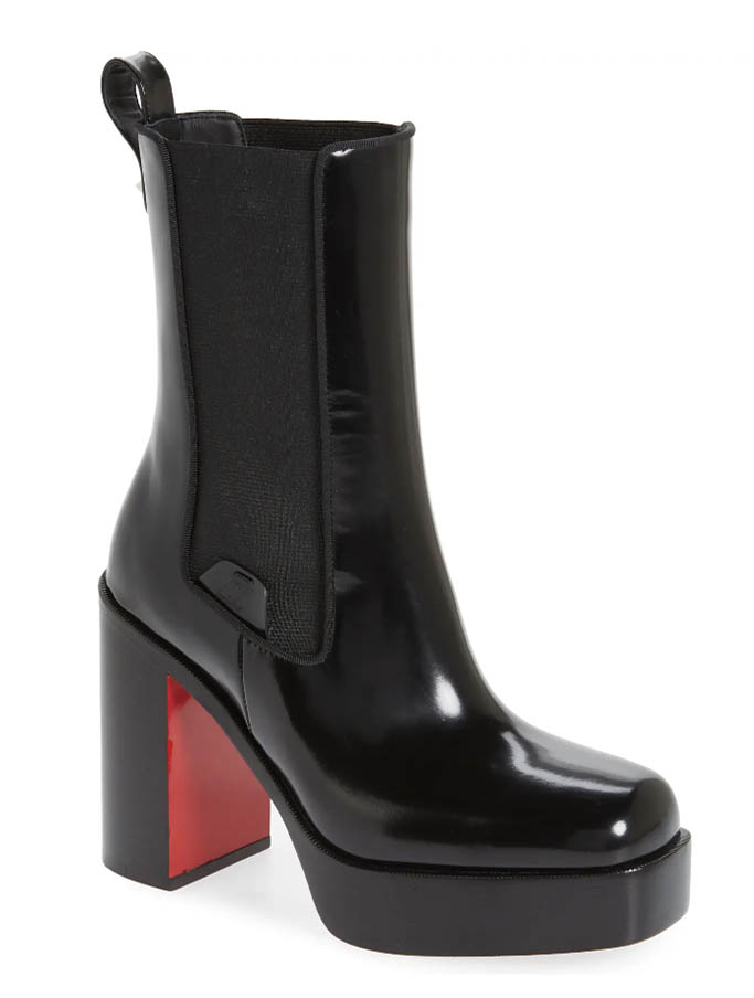 christian louboutin stage chelsea platform boots