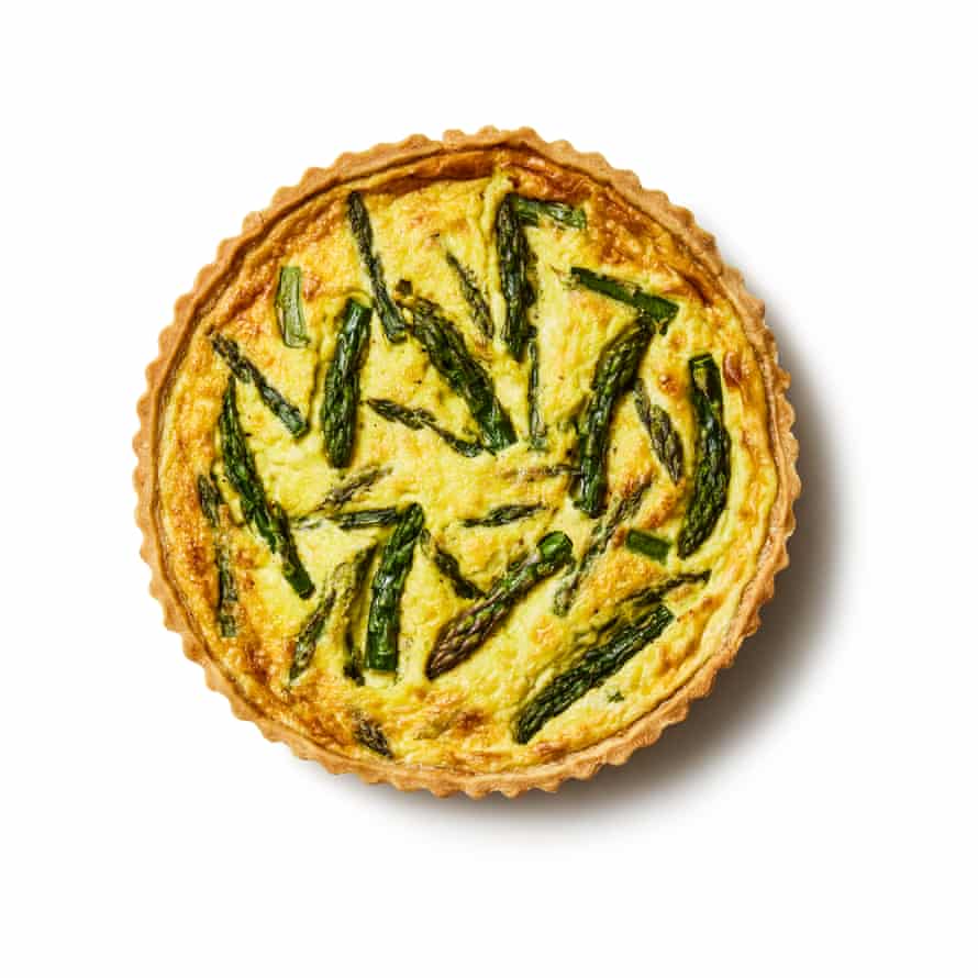 Felicity Cloake’s asparagus tart 9b. A baked tart.