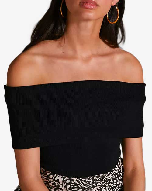 Anthropologie Convertible Off-the-shoulder Tank