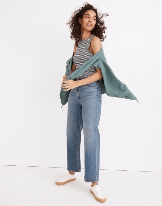 Madewell The Perfect Vintage Wide-Leg Crop Jean