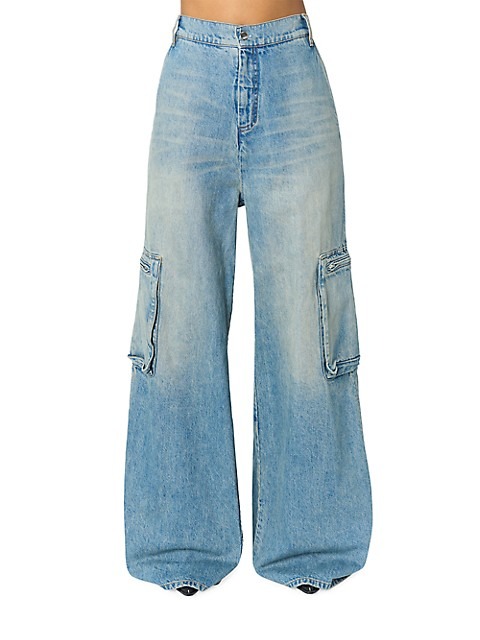 Amiri Cargo Wide-Leg Jeans Saks Fifth Avenue