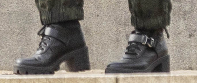 Halle Berry, Combat Boots, Our Man From New Jersey