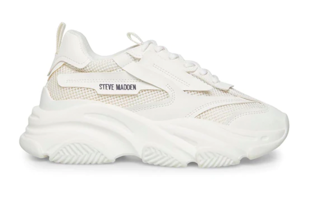 Steve Madden Possession White Sneakers