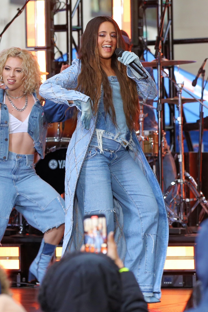Camila Cabello Wore Diesel &  Denimcratic Performing At The Today Show's Concert Series