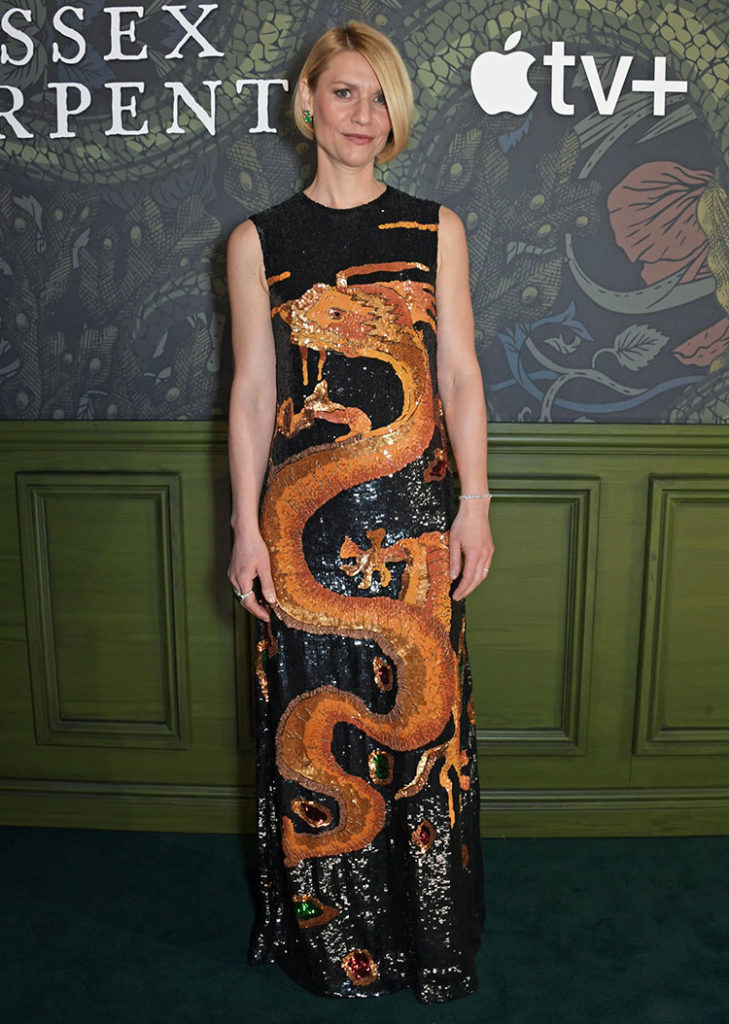 Claire Danes Wore Valentino To 'The Essex Serpent' London Premiere