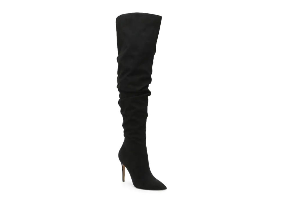 jessica simpson, over the knee boots, black boots