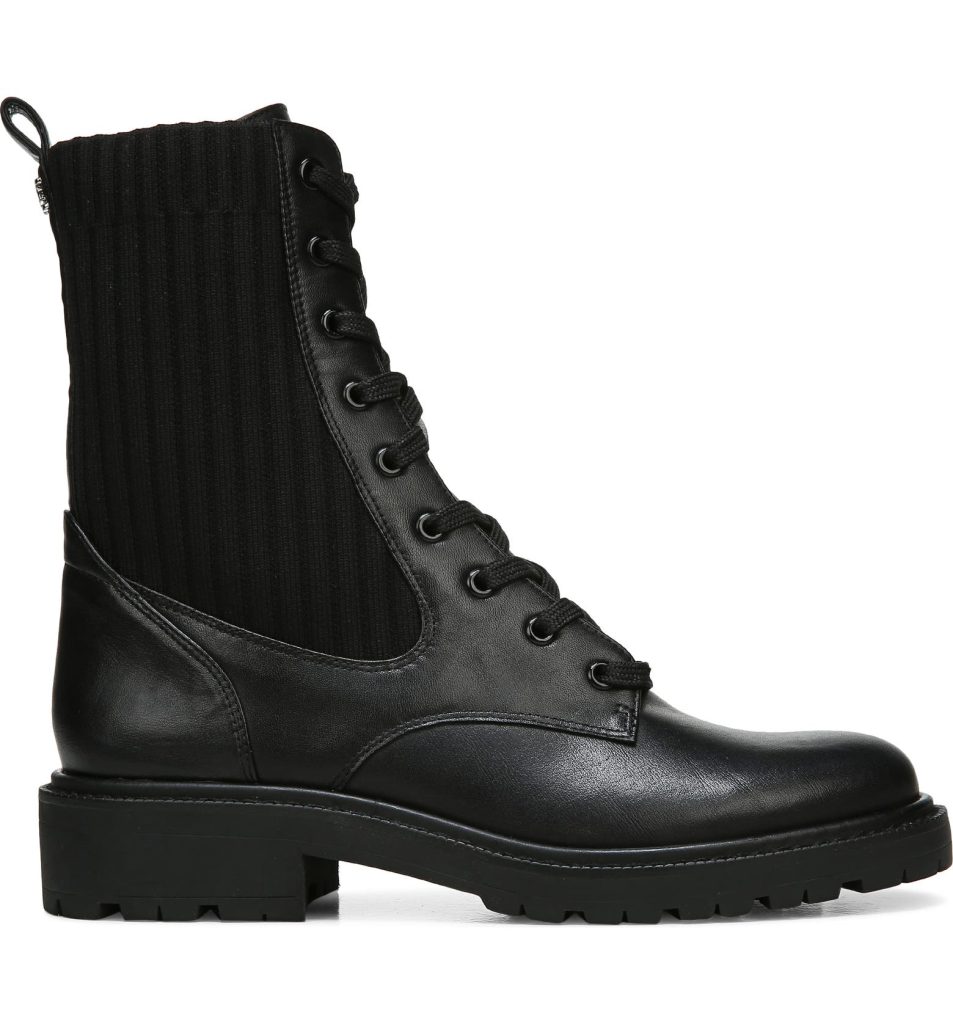 Sam Edelman, boots, black boots, combat boots, lace-up boots, winter boots