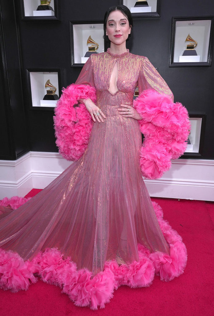 St. Vincent Wore Gucci To The 2022 Grammy Awards